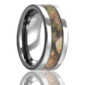 Tungsten Camo Wedding Band