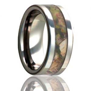 Tungsten Camo Wedding Band