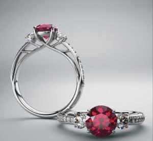 Ruby Engagement Rings by Denver Jewelers